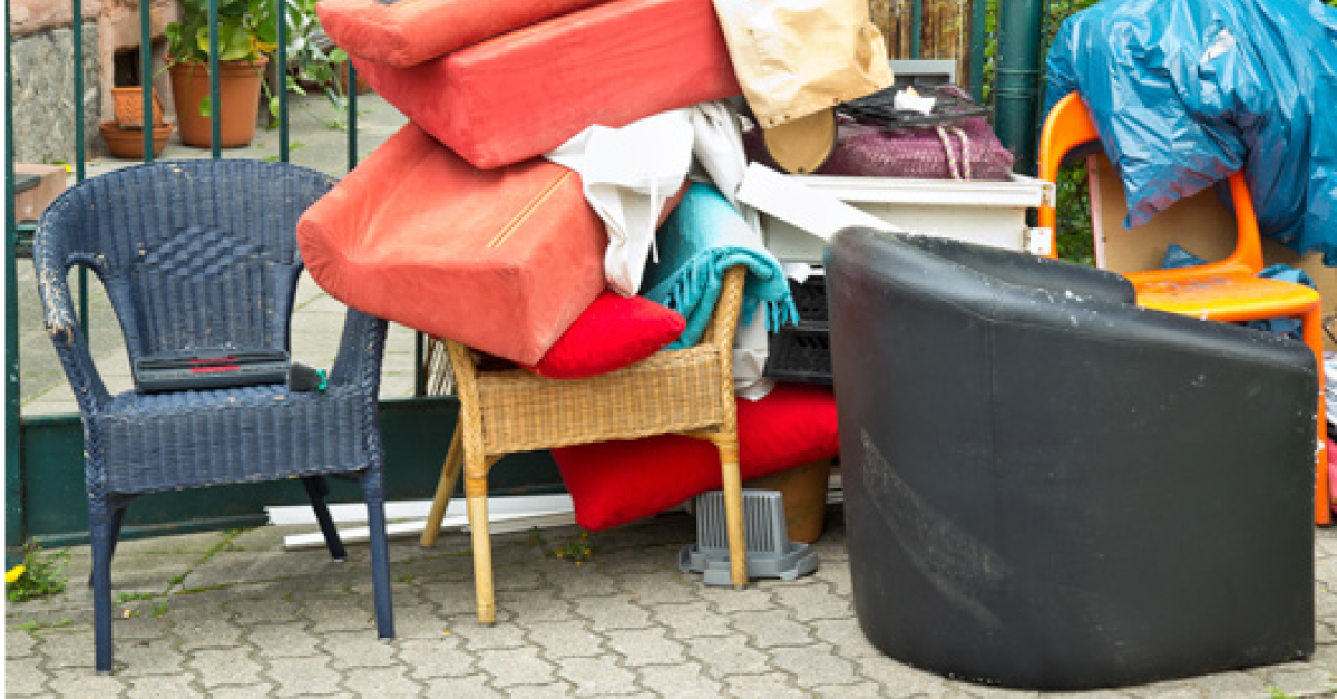 Service des encombrants et mise à disposition d'une benne à déchets verts