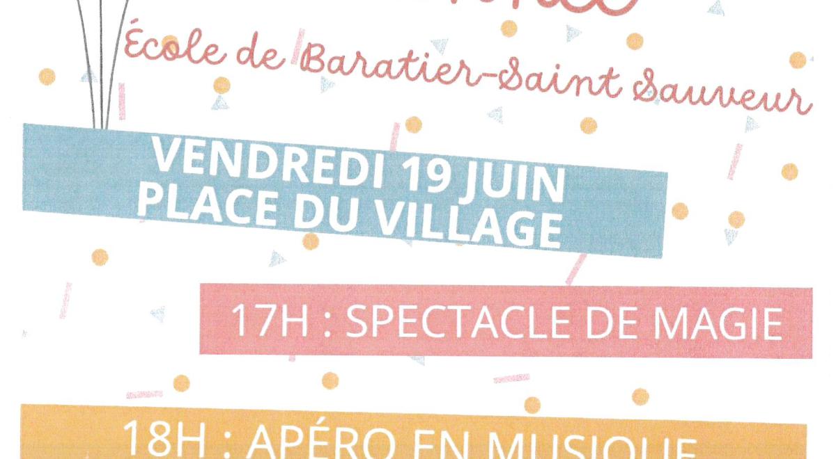 APE Baratier-St Sauveur Fête de fin d'année
