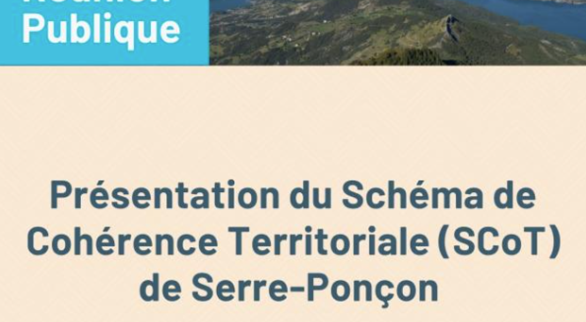 Réunion publique SCOT