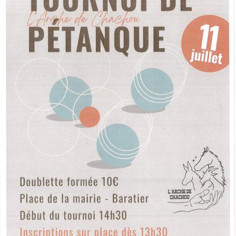 Arche de Chachou - Tournoi de pétanque
