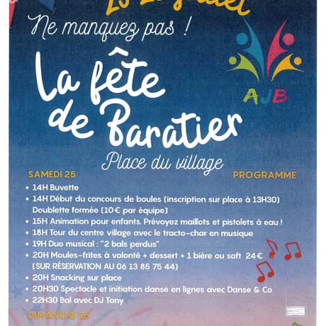  Fête de Baratier