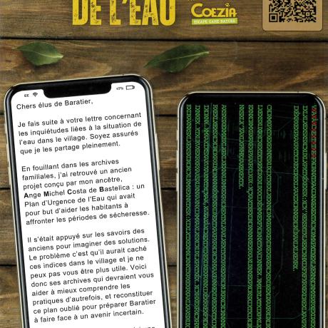 Le Plan d'Urgence de l'Eau - Escape game baraton