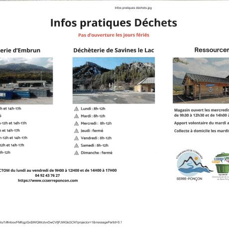 Infos Pratiques Déchets