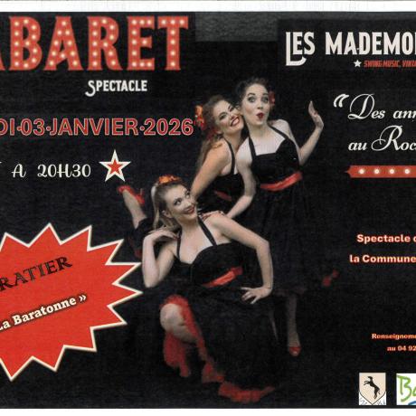 Soirée Cabaret du 03 janvier 2025
