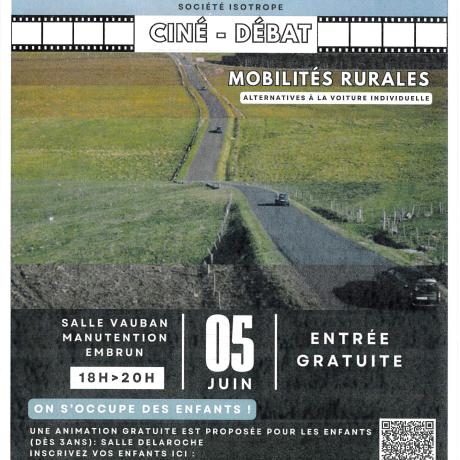Soirée ciné-débat mobilités rurales