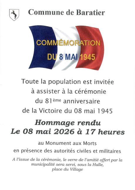 cérémonie 08 mai 2026